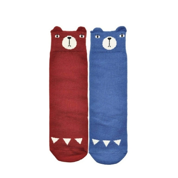 EUC Toddler Bear Knee Socks - Picture 2 of 3